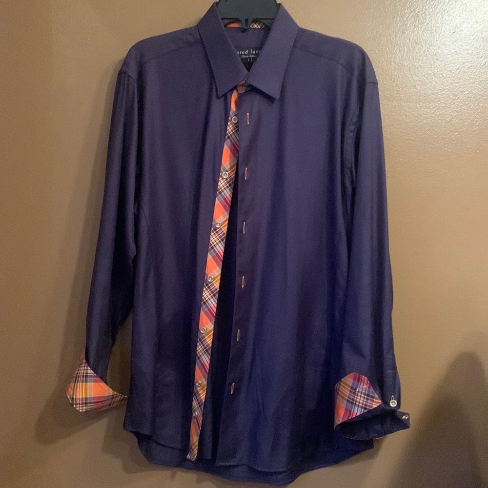 Jared Lang Mens dress shirt. Size large
